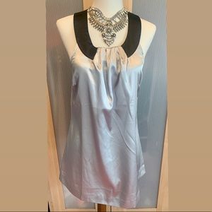 Guess satin silver tunic S